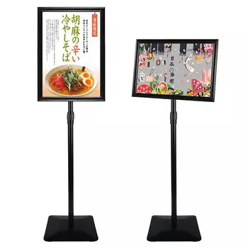 VAIIGO Тяжелая информационная доска A3 Стенд Регулируемая высота доски Подставка для меню Профиль компании Информационная доска Объявительная доска Стенд для доски объявлений