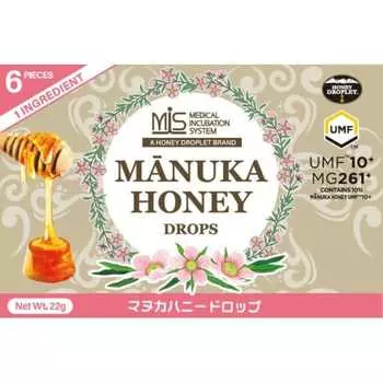 Вакасё Мед Япония Манука Мед Капли 22 г (6 зерен)Не используется ни сахар, ни сироп, только мед твердый Не используется ни сахар, ни сироп, только мед твердый 1