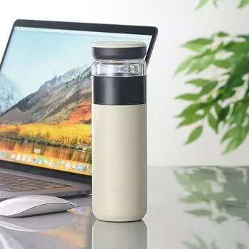 Вакуумная чашка большой емкости, оптовая продажа, чашка из нержавеющей стали 316, чашка для разделения воды, чашка для заваривания чая 520ml белый