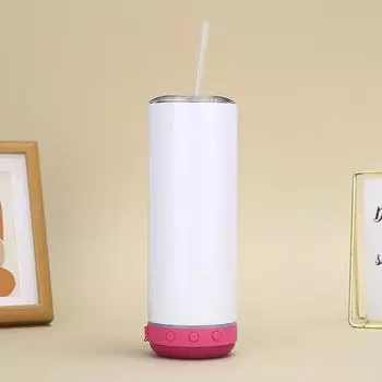 Вакуумная чашка из нержавеющей стали 304, уличная автомобильная Bluetooth-музыкальная автомобильная чашка, портативная чашка для подогрева льда, сохраняющая холод 200ml белый