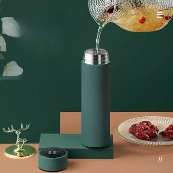 Вакуумная чашка из нержавеющей стали, студенческая милая чашка для воды, резиновая краска, чашка чая для знаменитостей в Интернете 500ml