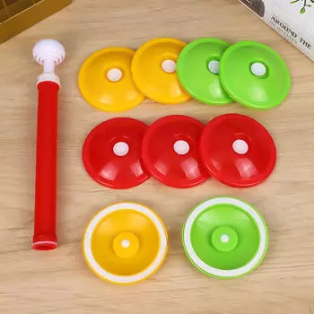 Вакуумная герметичная банка для хранения продуктов питания, прочная, кухонный инструмент, простой в использовании, ручной насос с крышкой