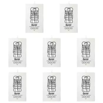 Вакуумная подвесная сумка для хранения, многоразовая сумка для одежды, пуховое пальто (67x110см)