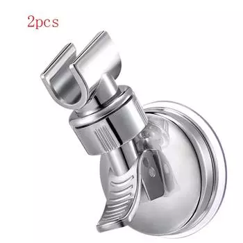 Вакуумная присоска Держатель для душа Регулируемая полка для душа Вращающийся держатель для душевой лейки Ванная комната серебряный