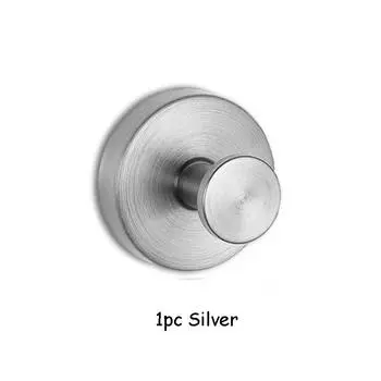 Вакуумная присоска для вешалок для венков, бесследные подвесные крючки для дверей, новый держатель, крючки для душа серебряный