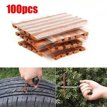 Вакуумная проколотая аварийная автомобильные аксессуары полоска для ремонта шин инструменты для ремонта шин автомобильная резиновая полоска 25pcs-5 blocks