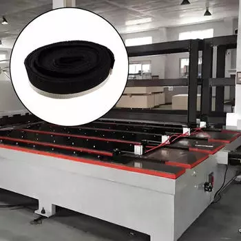 Вакуумная щетка для режущего станка с ЧПУ 7смx1М Легкий прочный пылеуловитель для шпиндельного двигателя фрезера чёрный