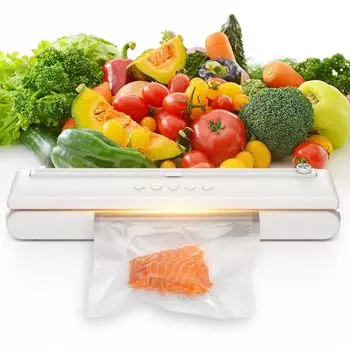 Вакуумная упаковка ASUTAS Мощность всасывания 70 кПа Пакеты для вакуумной упаковки продуктов питания Домашняя автоматическая вакуумная упаковка для сбора как сухой, так и влажной воды