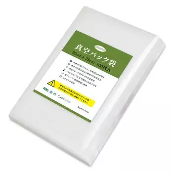 Вакуумная упаковка Deefre 100 вакуумных пакетов для вакуумной упаковки, вакуумные пакеты для безопасной тепловой обработки пищевых продуктов, BPA, для приготовления пищи в микроволновой печи при низких температурах, 25x35 см, шт.,