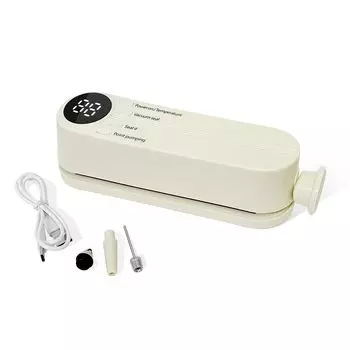 Вакуумная упаковка Ручной подогрев еды Электрический вакуумный домашний вакуумный упаковщик USB Максимальная мощность всасывания Удобный для домашнего использования Дегазация и простота в эксплуатации