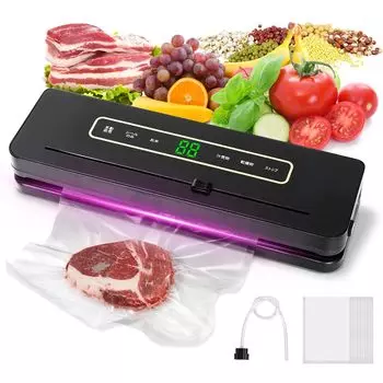 Вакуумная упаковка Вакуумная еда Бытовая автоматическая вакуумная упаковка Малая вакуумная дегазация 60 кПа Сильная вакуумная упаковка Вакуумный специальный мешок Внешняя еда