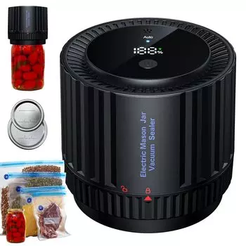Вакуумная упаковка Вакуумный упаковщик для Mason Дегазация и вакуумирование пищевых продуктов Home Stays USB Японский Руководство по установке Машина, Электрическая, Банки, Уплотнение,