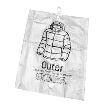 Вакуумное уплотнение, компактная подвесная сумка для хранения одежды, пылезащитный чехол L