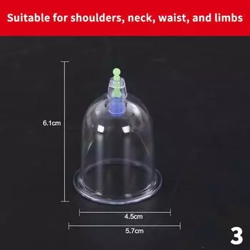 Вакуумные банки, вакуумный массаж, набор для банок для тела, антицеллюлитный китайский баночный массажер для тела, для похудения, для лица и тела