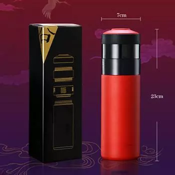 Вакуумные чашки для пузырькового чая из нержавеющей стали для мужчин и женщин. Чашки для пузырькового чая для студентов. 520ml белый