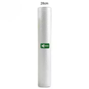 Вакуумные пакеты для продуктов питания, для хранения в вакууме, пакет для вакуумной упаковки мяса, фруктов, овощей, 500 см/рулоны 28x500CM