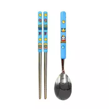 Вакуумные палочки для еды Leburn Tangtang Special Forces Slim Spoon, разноцветные, ложка + палочки для еды