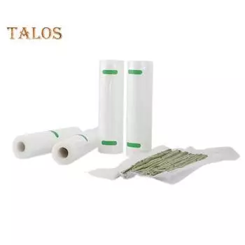 Вакуумный мешок в 1 рулоне. Легко режется. Вакуумно-компрессионный. Безопасный. Полезный для орехов. Пищевая кукуруза. 20cm