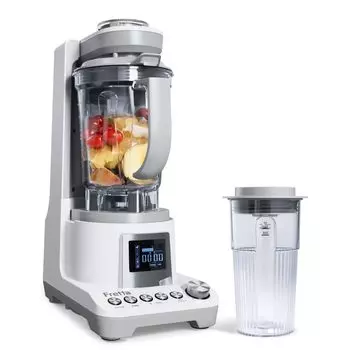 Вакуумный миксер Fretta, вакуумный блендер, 1500 мл, большая емкость, высокая мощность, высокая скорость вращения, может измельчать лед, 6 лезвий, смузи, не окисляющийся сок/суп/соус