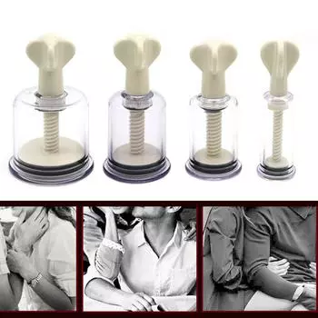 Вакуумный молокоотсос Женский мастурбатор Устройство для массажа груди Стимулятор груди Взрослый продукт Пары дразнящий присоска A