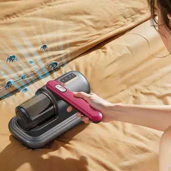 Вакуумный очиститель клещей для чистки матрасов, одежды, подушек, простыней dark gray