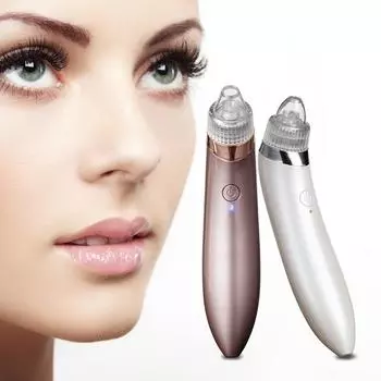 Вакуумный очиститель от угрей, средство для удаления пор, электрическое очищающее средство для кожи, инструмент для ухода за кожей белый