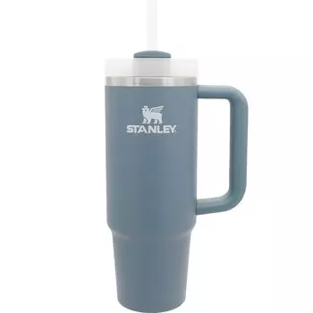 Вакуумный охладитель STANLEY Indigo, прочная бутылка для воды с соломинкой, летняя, для улицы, можно мыть в посудомоечной машине, гарантия, японский H2.0 0,88 л (Подлинный продукт)