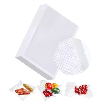 Вакуумный пакет 100 штук Материал вакуумного пакета Машина для вакуумной упаковки Специальный пакет Вакуумный винил Тиснение Длительная свежесть Дегазация и герметизация Еда