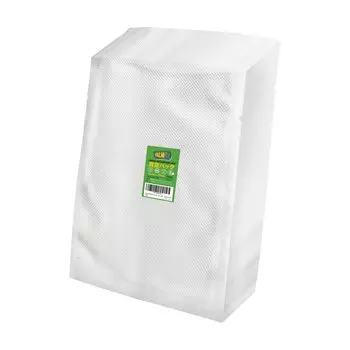 Вакуумный пакет FRESHPAK с тиснением 28x35 см 100 шт. Нейлон с алмазной огранкой Длительная свежесть Хранение продуктов Размораживание в микроволновой печи Хранение в замороженном виде