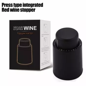 Вакуумный пресс для винных пробок Интегрированная винная пробка Винная пробка One Size чёрный