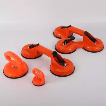 Вакуумный присосочный подъемник для стекла, плитки, зеркал, гранита, захват для удаления вмятин WWO66 оранжевый
