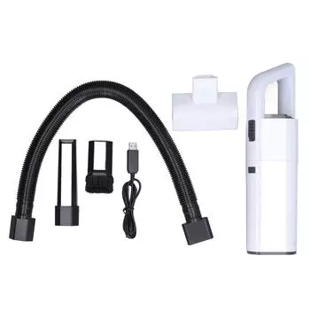 Вакуумный пылесос для удаления шерсти домашних животных, портативный беспроводной пылесос для удаления шерсти домашних животных для дома, белый белый