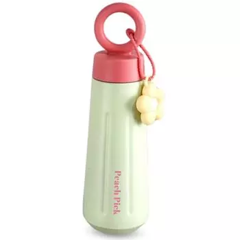 Вакуумный стакан из нержавеющей стали Peach Pick для горячей и холодной изоляции 450 мл (зеленый) зелёный