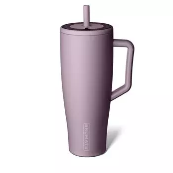 Вакуумный стакан с трубочкой Blue Mate Ella Lilac Dusk 1180 мл. Крышка запирается, пропускает воду, даже если перевернуть ее. Лед остается даже спустя 24 часа. Удивительное сохранение холода.