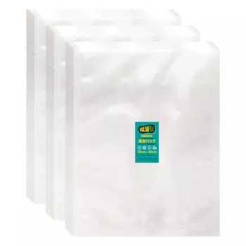 Вакуумный упаковочный пакет, специальный пакет для вакуумной упаковочной машины FRESHPAK, гладкий, без тиснения, 30x40 см, 3x100 шт., вакуумный пакет высокой прочности, 5-сторонний, стандартный