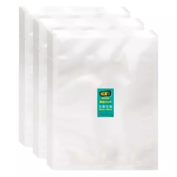 Вакуумный упаковочный пакет, специальный пакет для вакуумной упаковочной машины FRESHPAK, гладкий, без тиснения, 35x45 см, 3x100 шт., вакуумный пакет высокой прочности, 5 стандартных пакетов