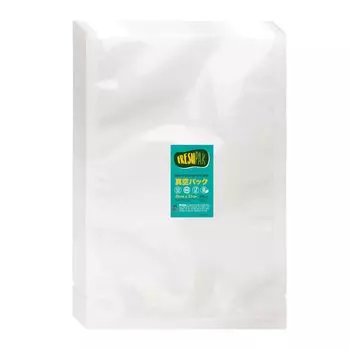 Вакуумный упаковочный пакет, вакуумная упаковочная машина, пакет FRESHPAK, гладкий, без тиснения, 25x37 см, 100 шт., вакуумный пакет, высокая прочность, 5 сторон, стандартный пакет, нейлон, поли