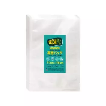 Вакуумный упаковочный пакет, вакуумная упаковочная машина, пакет FRESHPAK, гладкий, без тиснения, 11x16 см, 100 шт., вакуумный пакет высокой прочности, 5-сторонний, стандартный пакет, нейлон, поли