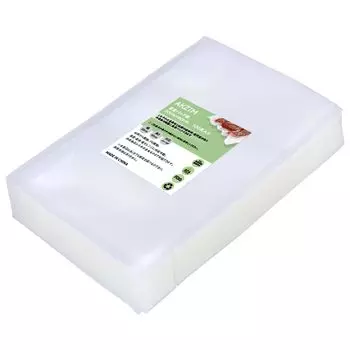 Вакуумный упаковщик AKZIM 30 см x 40 см x 100 пакетов для вакуумной упаковки Вакуумная вакуумная упаковка Специальная антибактериальная дегазация и пищевая низкая чистый