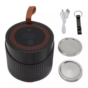 Вакуумный упаковщик для банок Mason Jar, полностью автоматическая электрическая вакуумная упаковщица с 10 крышками для широких и