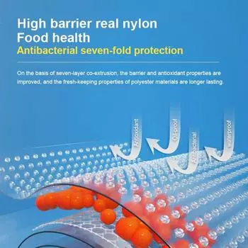 Вакуумный упаковщик для пищевых продуктов, пакеты для экономии времени, вакуумные пластиковые рулоны, 5 пакетов размера для кухонного вакуумного упаковщика, чтобы сохранить продукты свежими