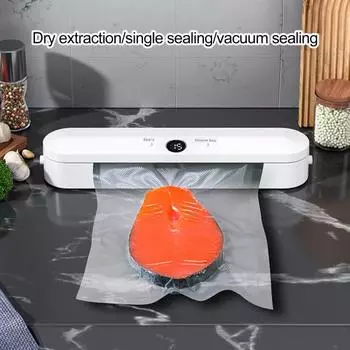 Вакуумный упаковщик, машина для запечатывания пищевых пакетов, мощный автоматический вакуумный упаковщик для консервации пищевых продуктов, автоматический вакуумный упаковщик для пищевых продуктов US Plug