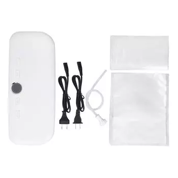 Вакуумный упаковщик с мощностью всасывания 60 кПа, компактный автоматический упаковщик пищевых продуктов с внешней вакуумной системой EU Plug 110230V