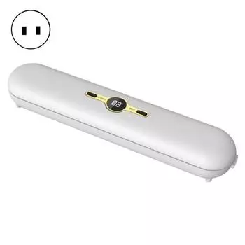 Вакуумный упаковщик с запечатывающими пакетами. Управление одной кнопкой. Функции влажной/сухой работы. Автоматический электрический вакуумный упаковщик с вилкой стандарта США. US Plug белый