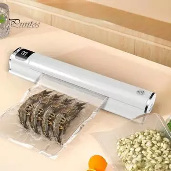 Вакуумный упаковщик с ЖК-дисплеем, два режима, высокая эффективность запечатывания, сохранение свежести, многофункциональный упаковщик для пищевых продуктов UK