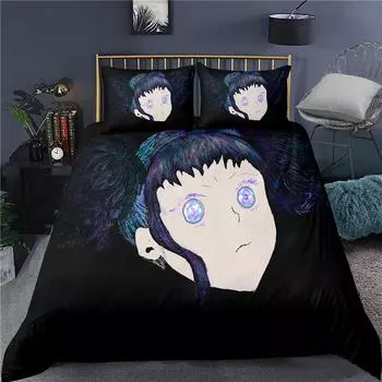 /Валькирия, Домашний Текстиль Пододеяльник Наволочка Комплект из трех предметов UK Single 135 * 200cm two-piece set (90g)