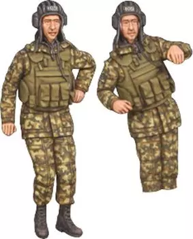 Валькирия Миниатюра Текущий украинский танковый экипаж Набор Донбасс 2 1 бюст Смола Набор VM35025 1/35 детали,