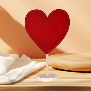 Valentine s Day Heart Decor Desk Sculpture Decorative Classic Gifts Sweet Figurine Desktop Ornament Style A