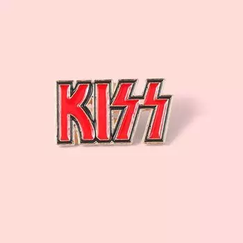 Valentine s Day Kiss Brooches Punk Enamel Brooches Pendants Shirt Lapel Pins Bag Decor kiss