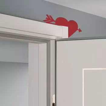 Valentine S Day Wood Sign Cute Valentines Shelf Sitter Red Cupid Angle Decor Seasonal Decor Table Decorations Door Corner Ideal F2